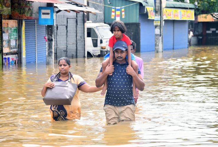 斯里兰卡连续强降雨至少4人死亡